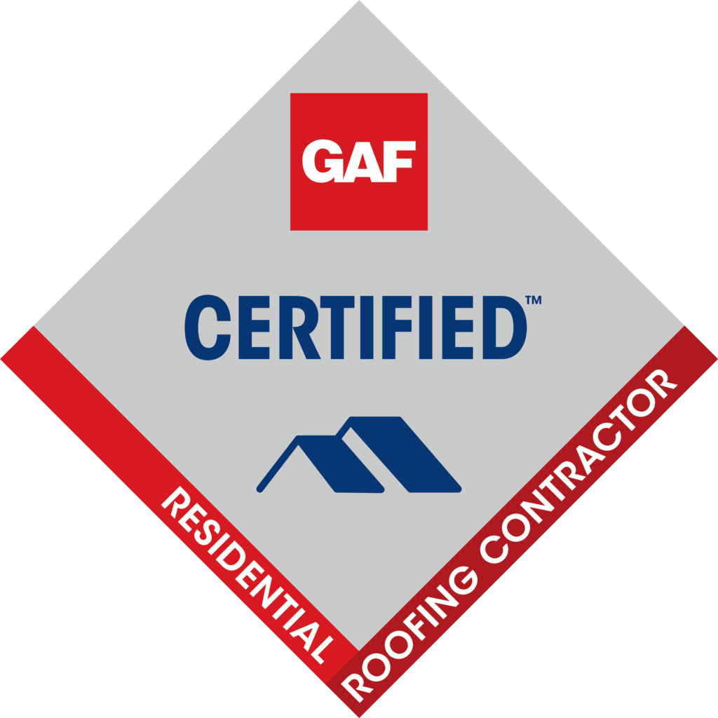 Golem Roofing licensed and certified contractor badge