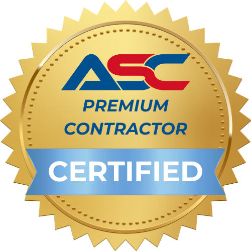 ASC Premium Contractor Certified badge