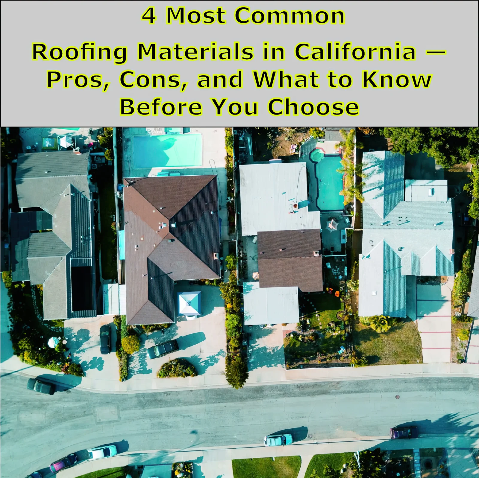 Roofing Materials Comparison — Asphalt, Tile, Metal, Composite — photo 1 of 6