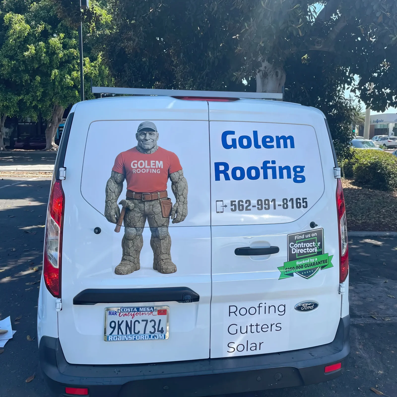 Golem Roofing Work Van — Ready for Every Job — photo 1 of 6