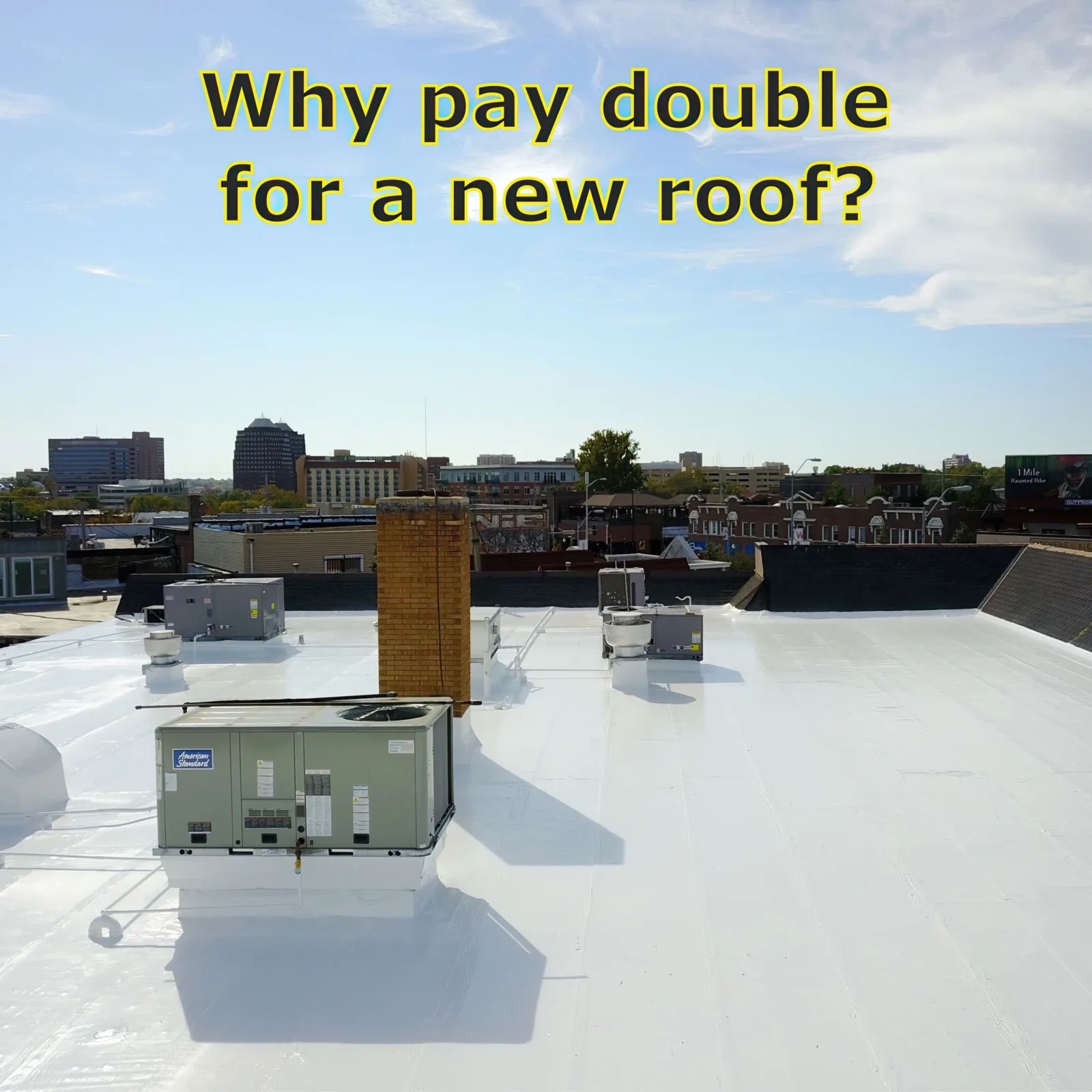 Flat Roof Silicone Coating — No Tear-Off Solution — photo 1 of 8