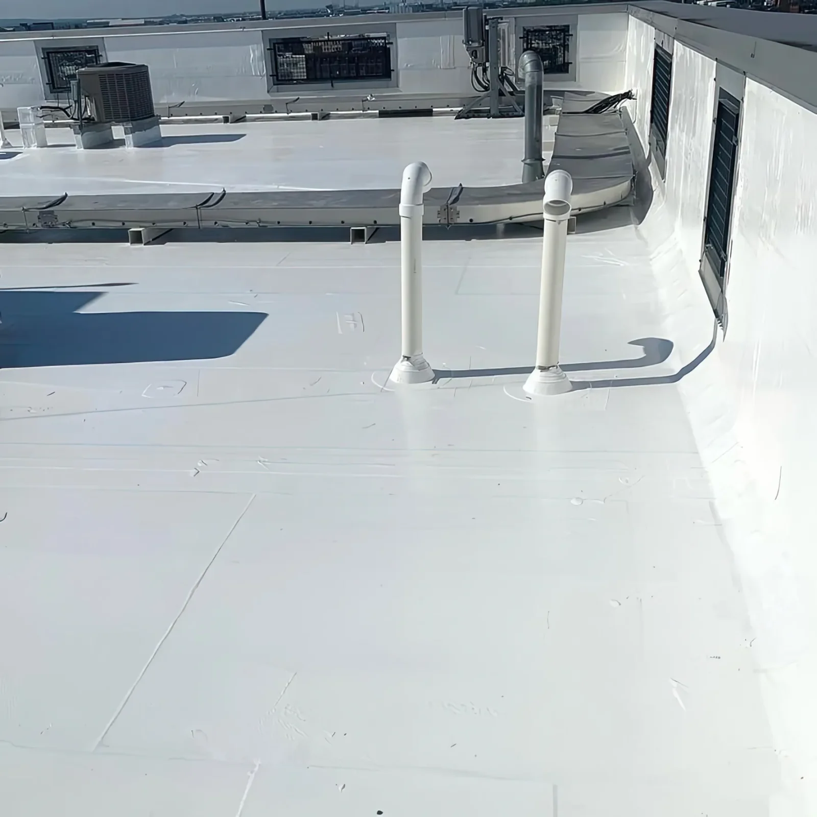 Flat Roof Silicone Coating — No Tear-Off Solution — photo 2 of 8