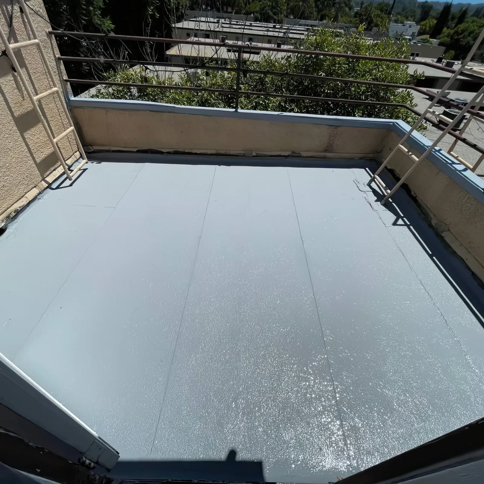 Flat Roof Silicone Coating — No Tear-Off Solution — photo 4 of 8