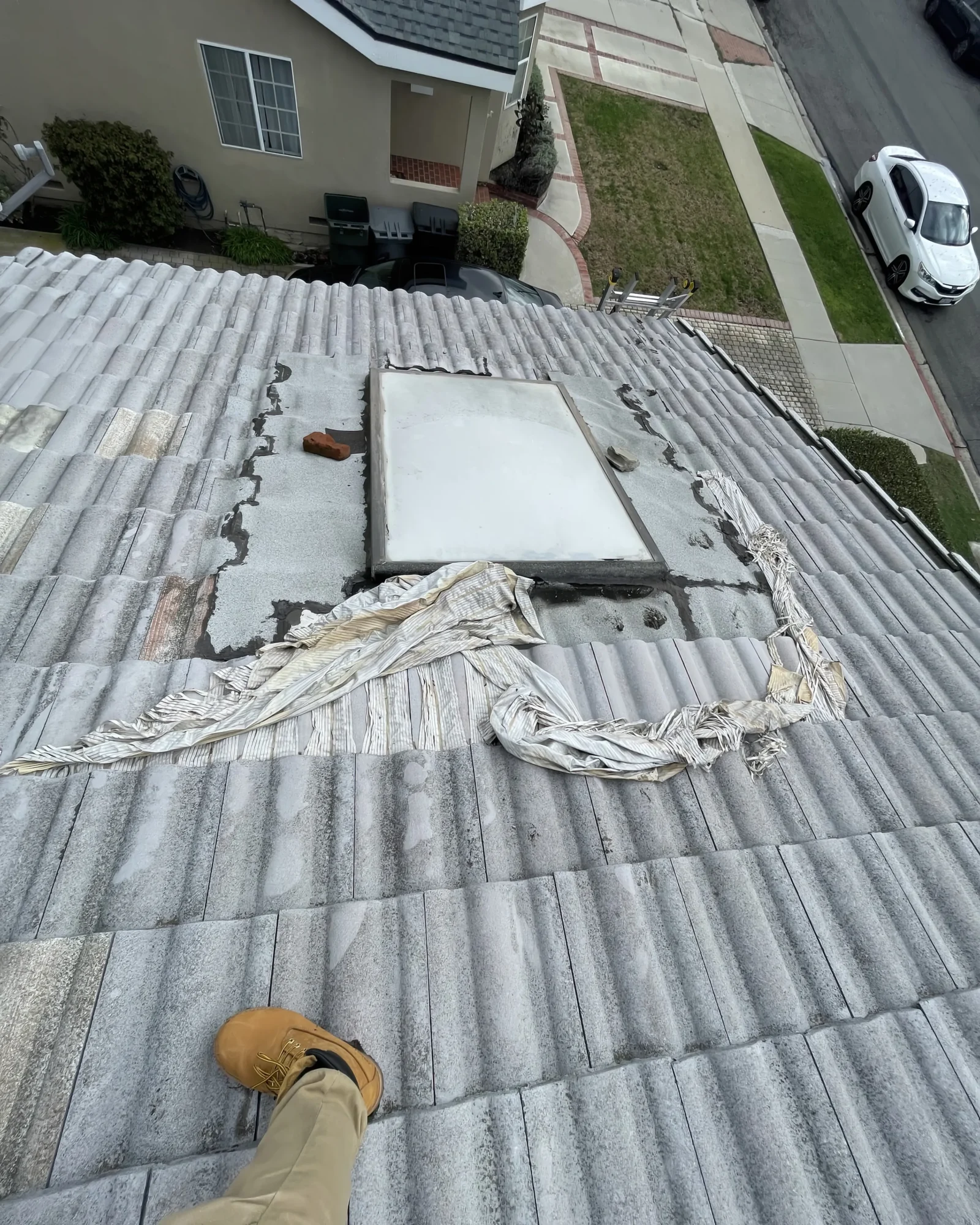 Concrete Tile to Shingle Conversion in Torrance — photo 2 of 10