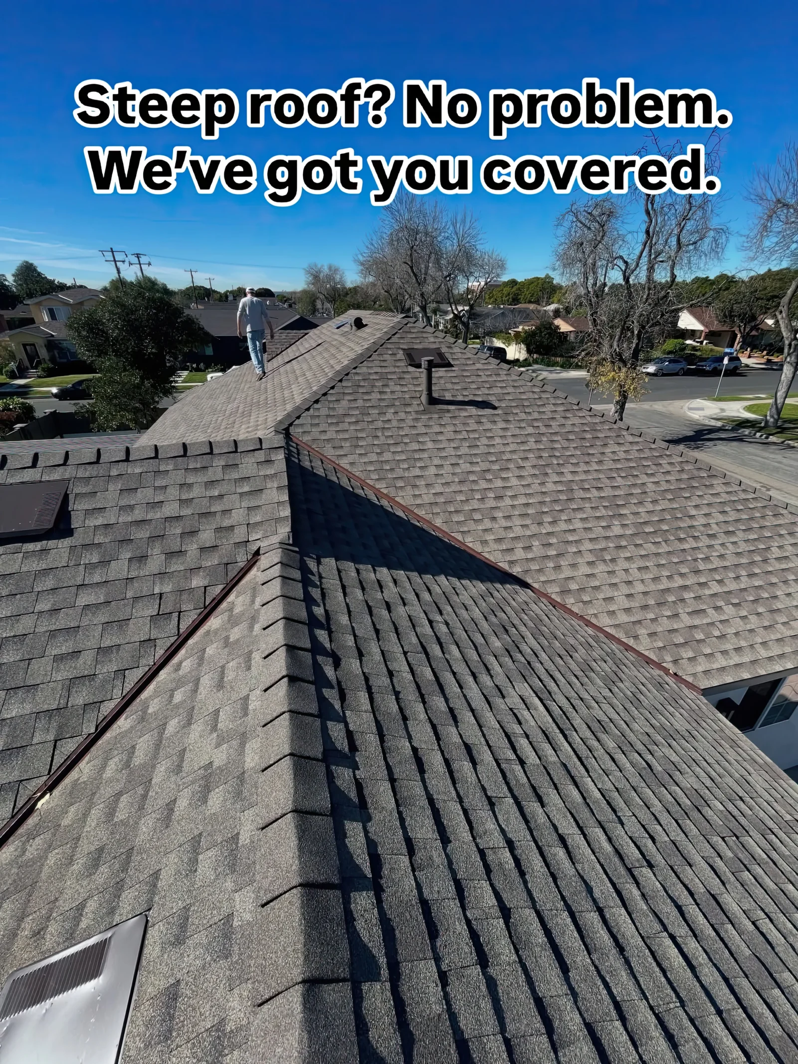 Steep-Slope Roof Upgrade in Long Beach — GAF Timberline HDZ-RS — photo 1 of 10