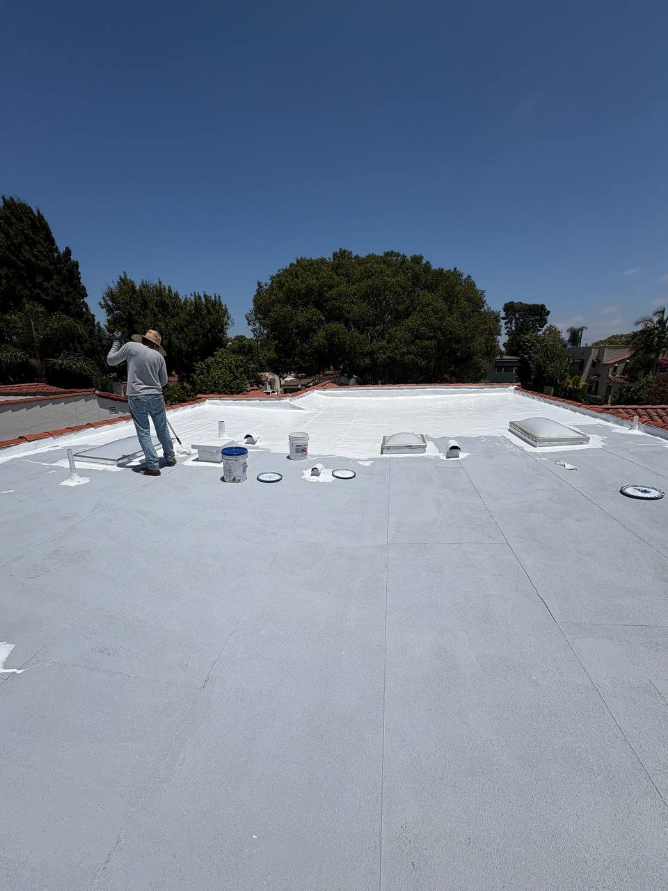 Golem Roofing project photo for commercial hoa apartment building roofing in Southern California.