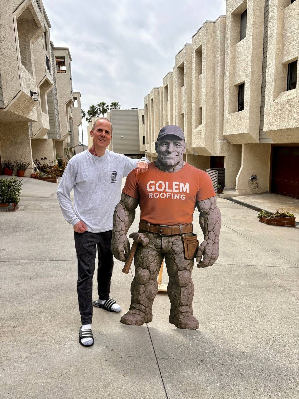Golem Roofing project photo for commercial hoa apartment building roofing in Southern California.