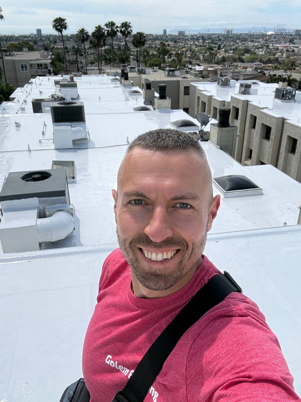 Golem Roofing project photo for roof restoration vs roof replacement in Southern California.