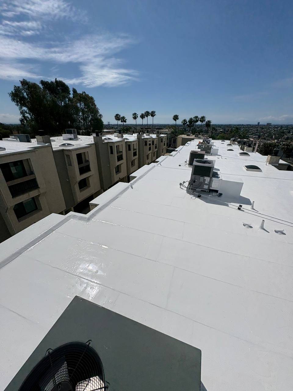 Golem Roofing project photo for roof restoration vs roof replacement in Southern California.
