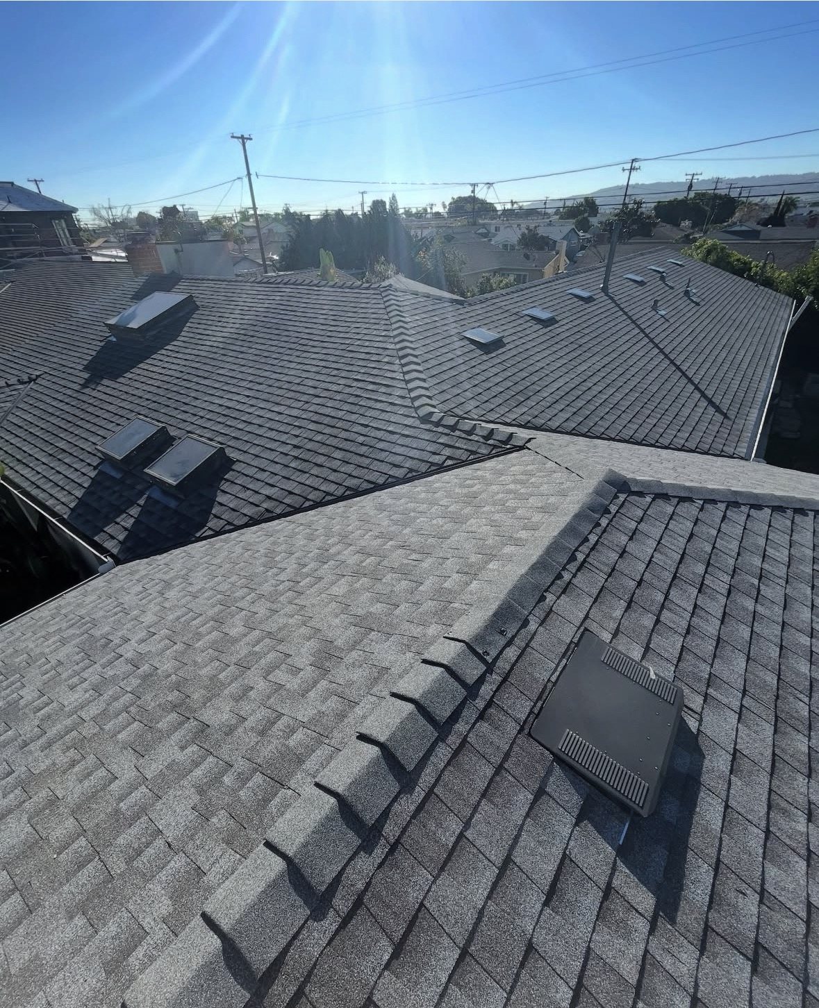 Golem Roofing project photo for roofing warranties explained in Southern California.