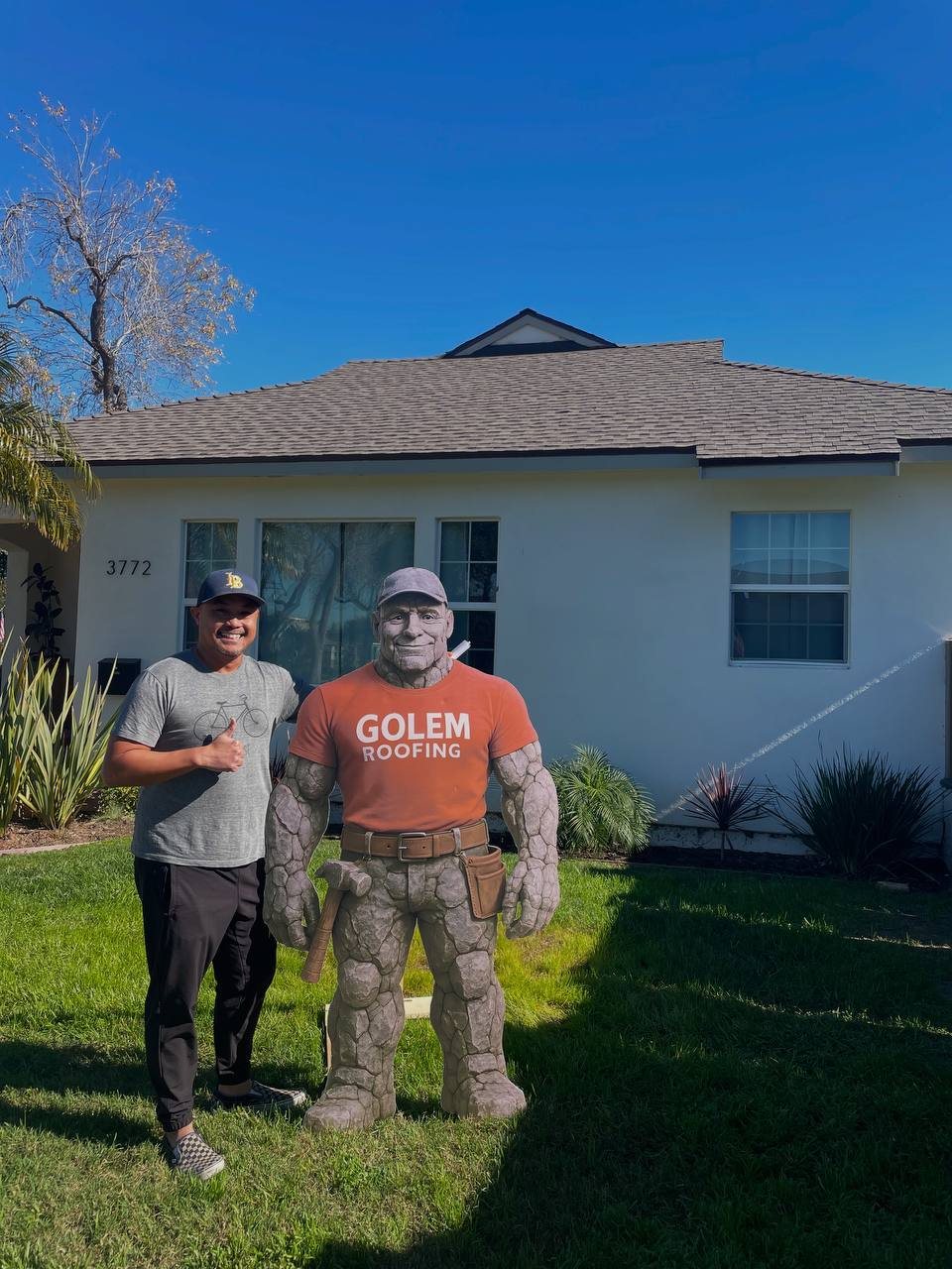 Golem Roofing project photo for roofing warranties explained in Southern California.