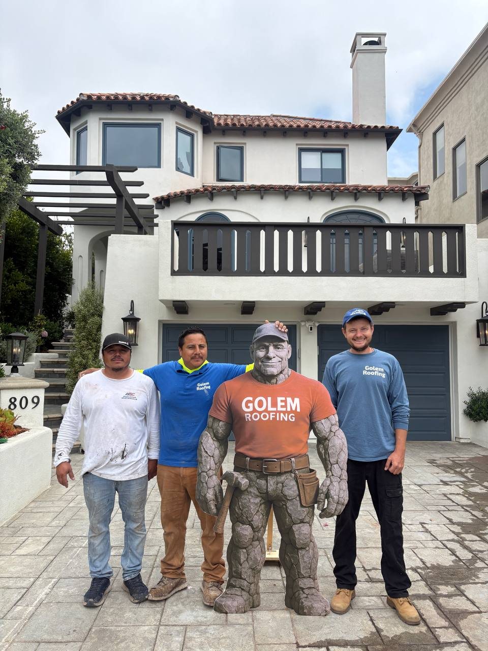 Golem Roofing project photo for roofing warranties explained in Southern California.