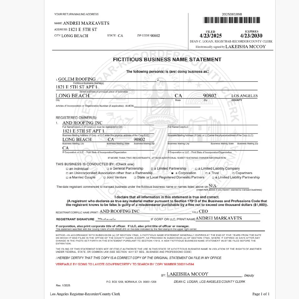 Why You Should Always Hire a Licensed Roofing Contractor — photo 2 of 2