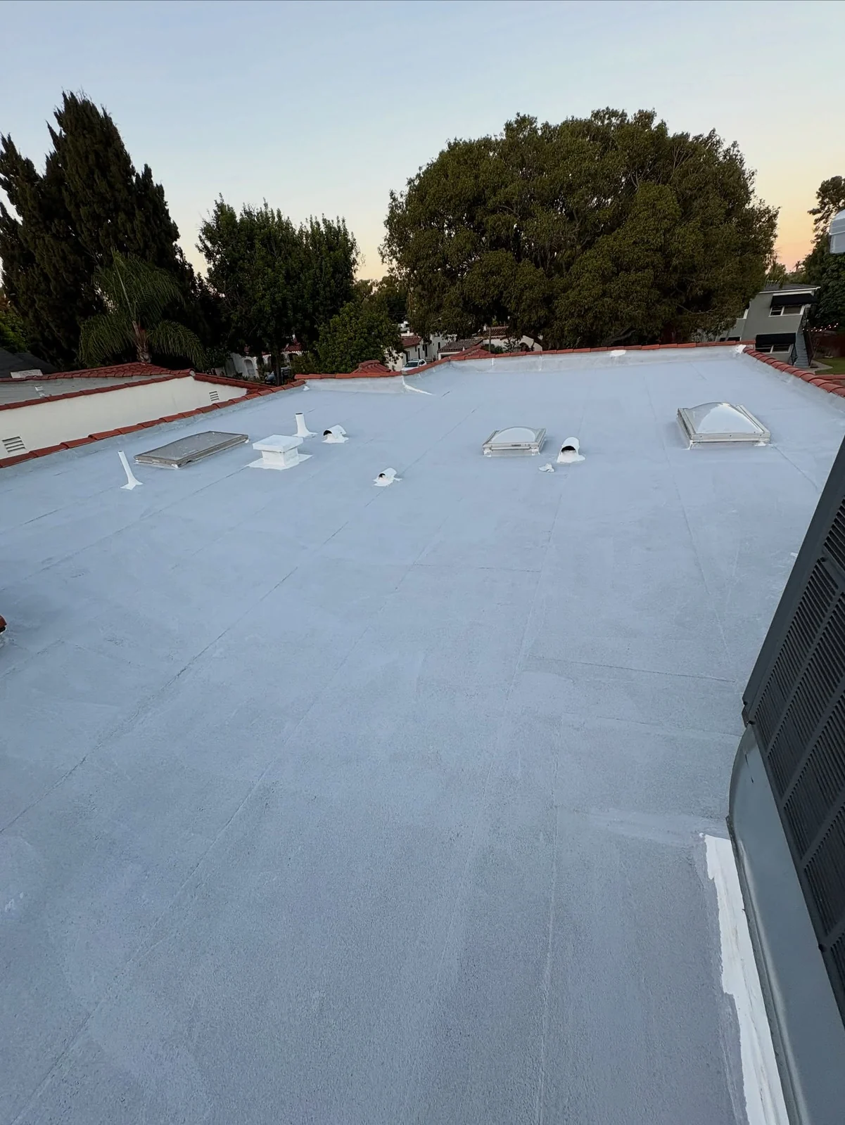 Long Beach Flat Roof Restoration: A Complete Silicone Roofing System — photo 8 of 11