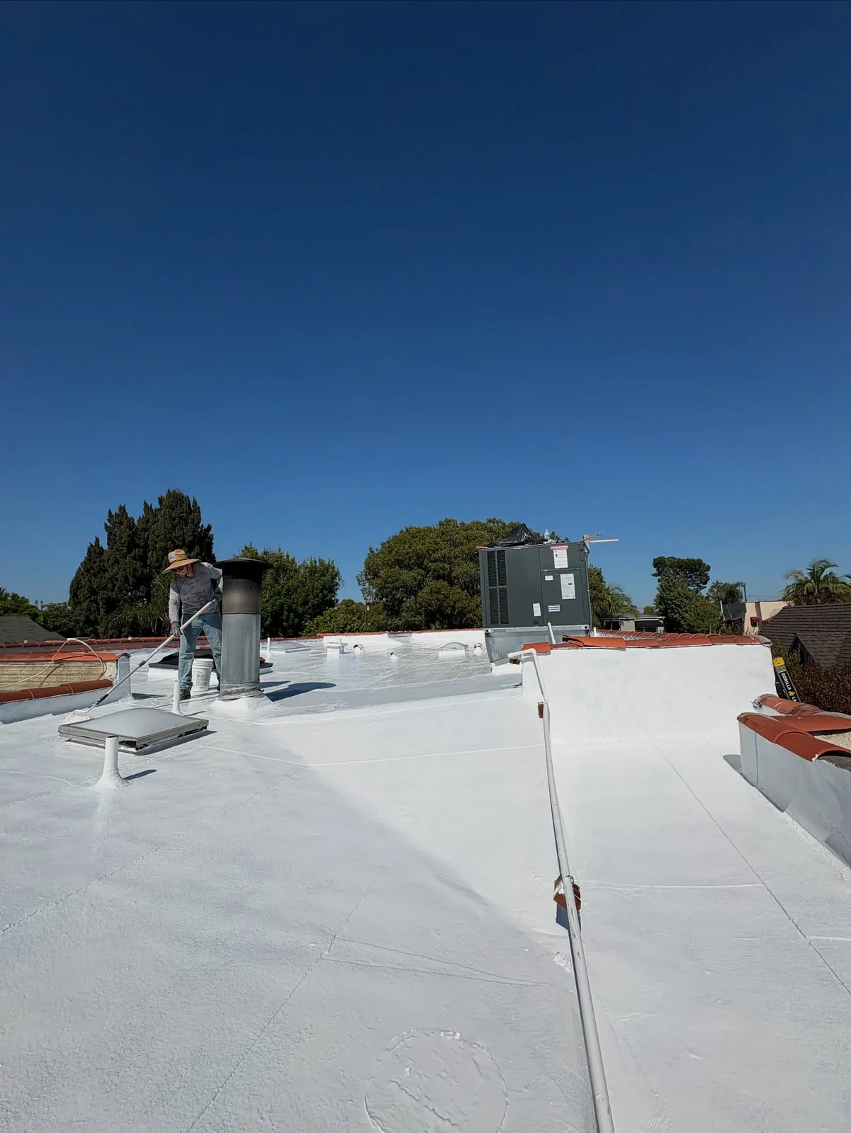 Long Beach Flat Roof Restoration: A Complete Silicone Roofing System — photo 11 of 11