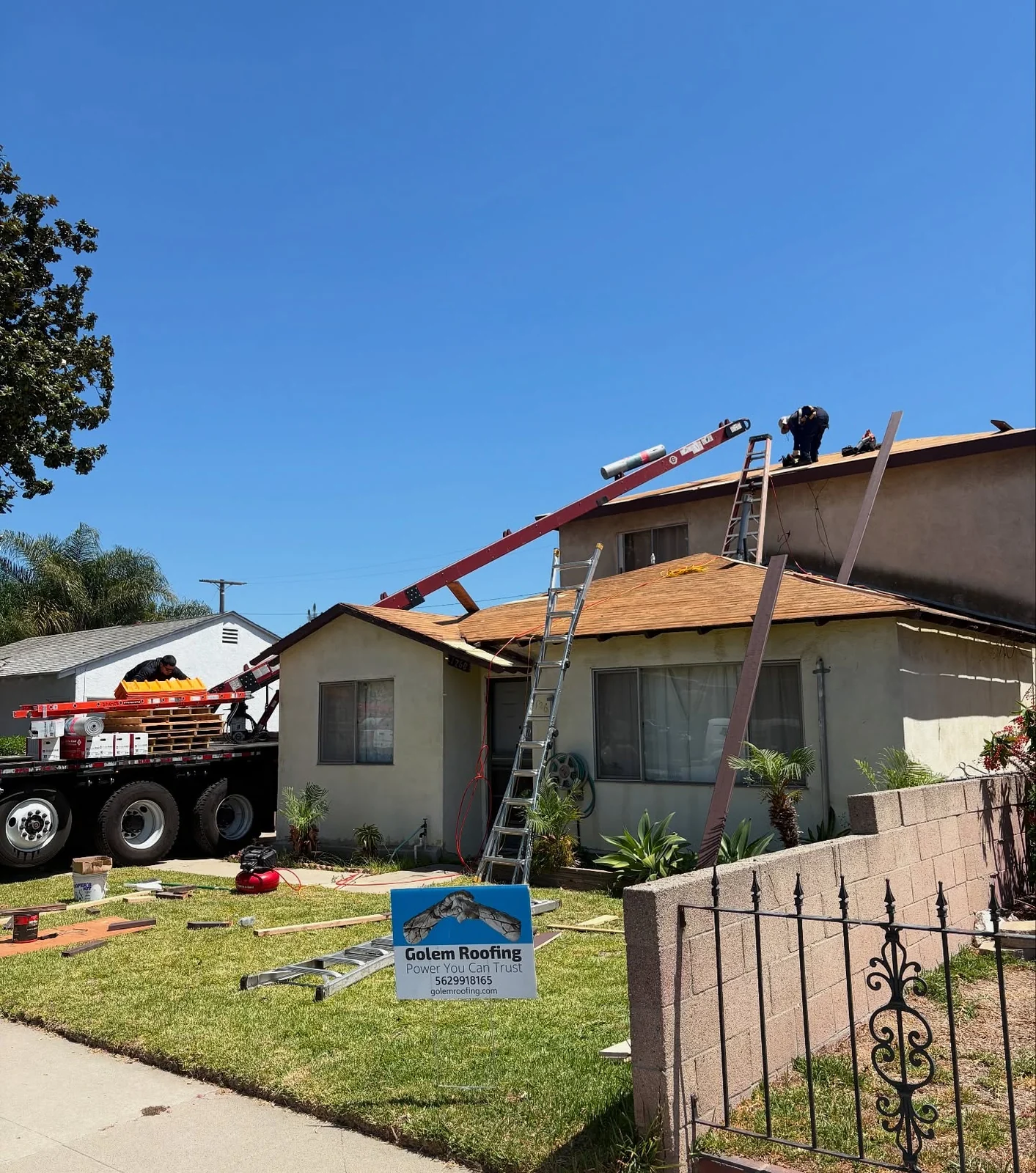 Long Beach Roof Replacement for a Two-Story Home and Garage: A Complete GAF System — photo 6 of 10